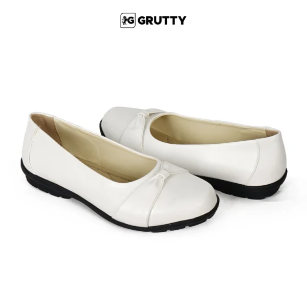 Grutty Sepatu Putih Casual Pita Sepatu Akper Putih Pita