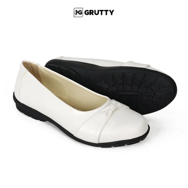Grutty Sepatu Putih Casual Pita Sepatu Akper Putih Pita