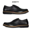 Sepatu Oxford kulit Asli Pantofel Pria Formal Hitam Black Series