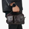 TAS Tas Selempang Bahu Pria Kulit Sapi Asli Handbag pria genuine Leather