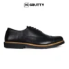 Sepatu Oxford kulit Asli Pantofel Pria Formal Hitam Black Series