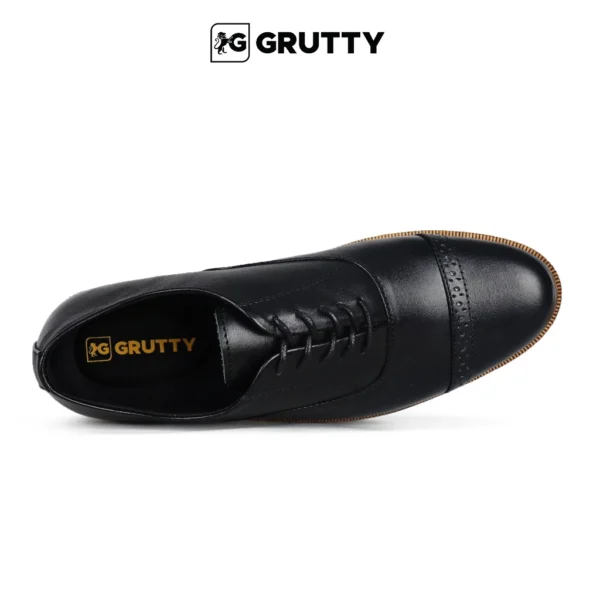 Sepatu Oxford kulit Asli Pantofel Pria Formal Hitam Black Series