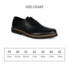 Sepatu Oxford kulit Asli Pantofel Pria Formal Hitam Black Series