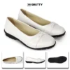 Grutty Sepatu Putih Casual Pita Sepatu Akper Putih Pita